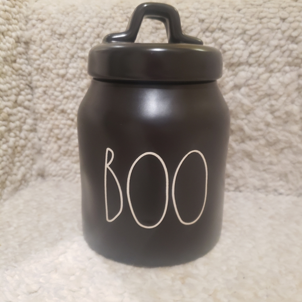 NWT Rae Dunn Baby Boo Halloween Canister